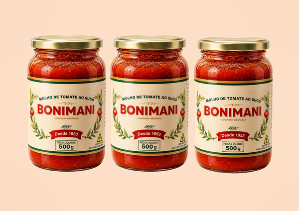 Kit 3x Molho ao Sugo 500g